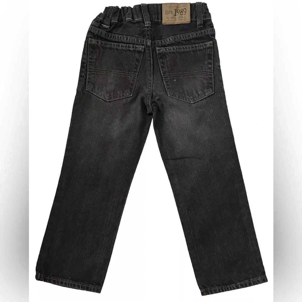 BOYS JEANS SIZE 4 CHILDRENS PLACE STRAIGHT FIT GRAY BLUE BLACK FADE LITTLE KIDS